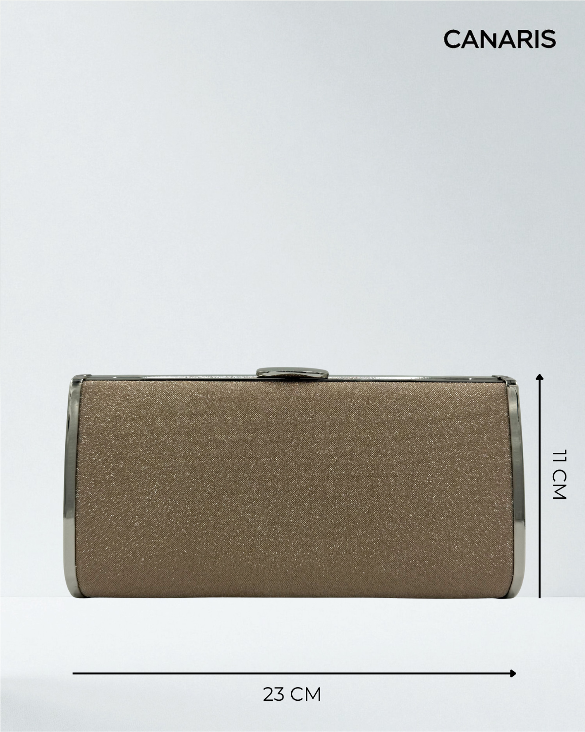 Clutch rectangular lurex steel profiles