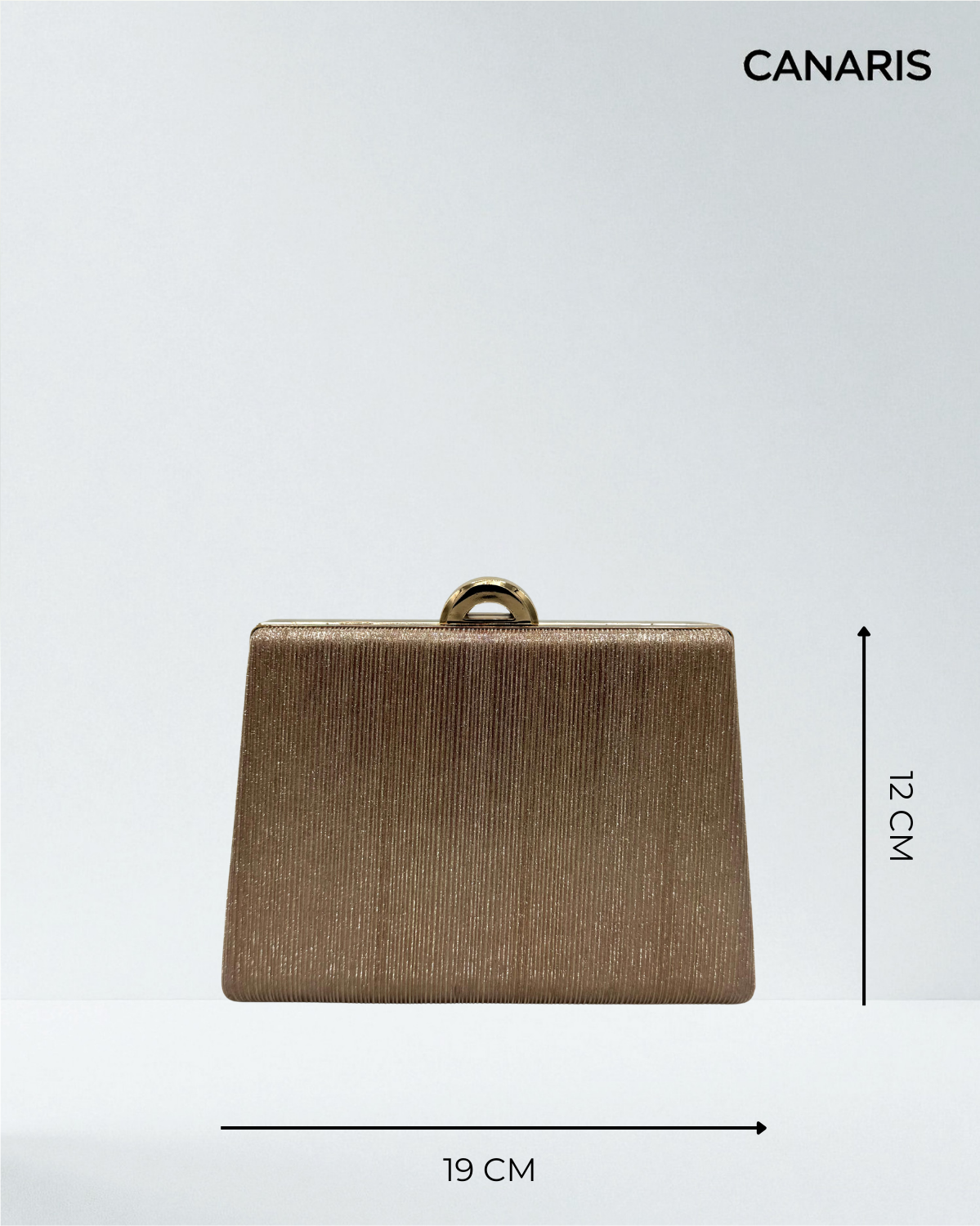 Trapeze clutch with rectangular semi-ring closure