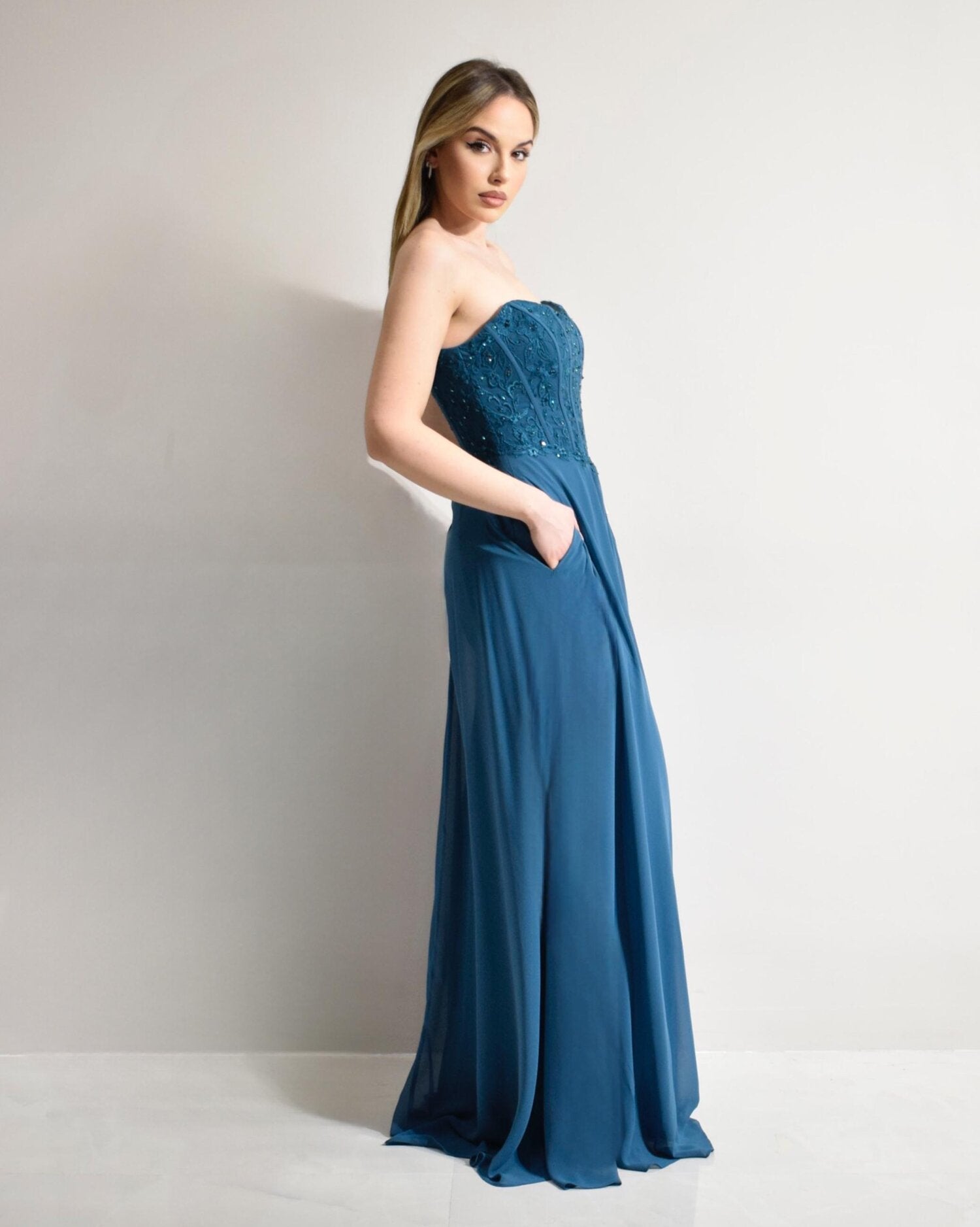 abito elegante cerimonia donna lecce canaris.
