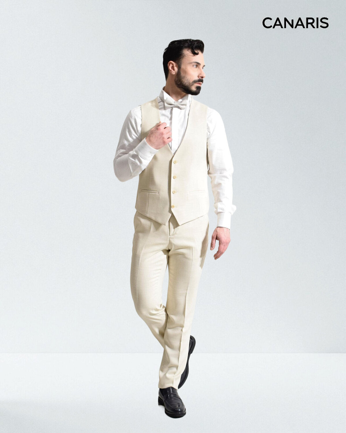 Abito cerimonia uomo beige Lecce Canaris