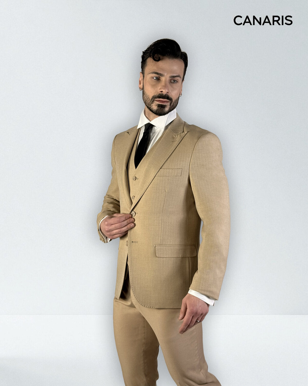 Abito cerimonia uomo beige Lecce Canaris