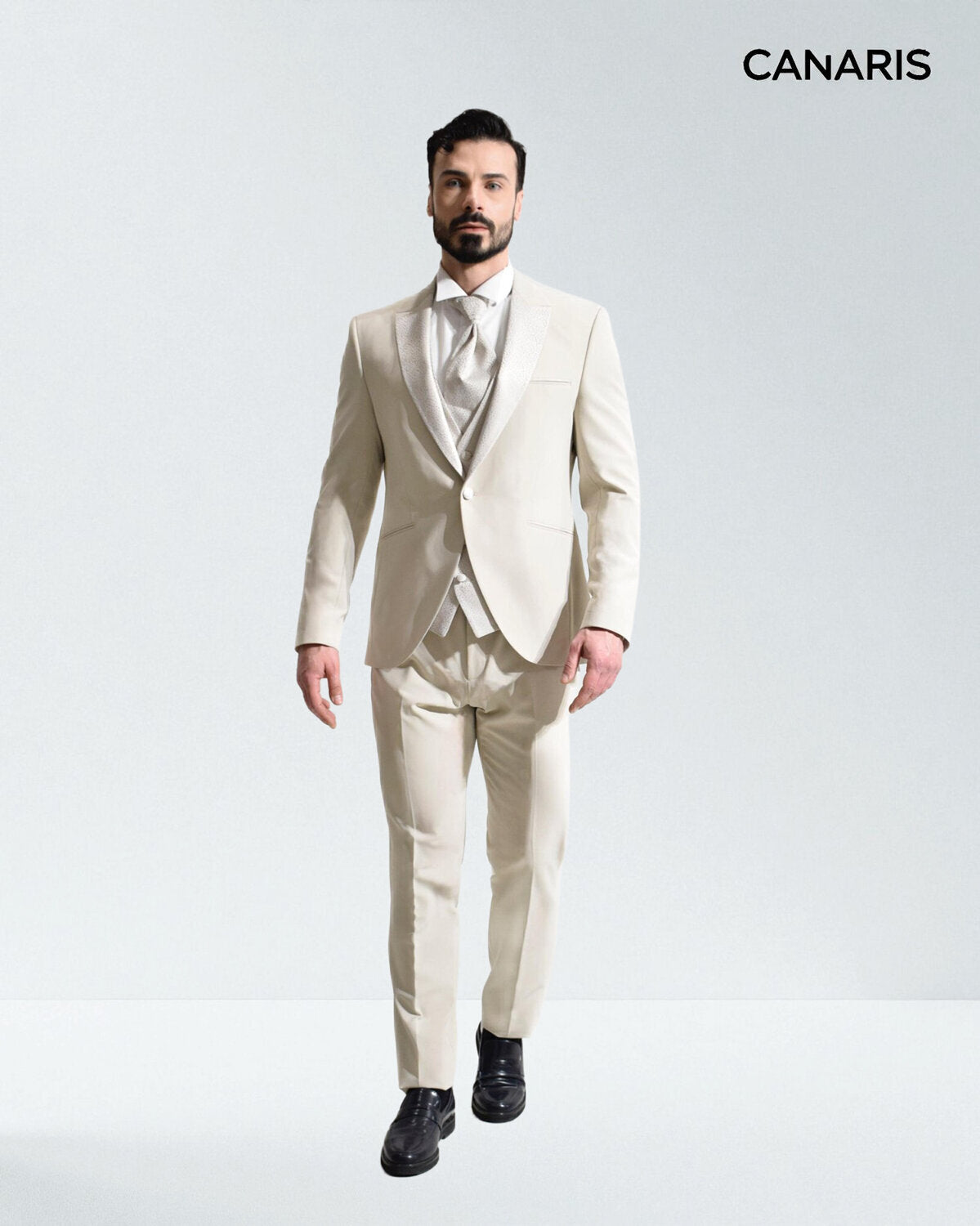Abito cerimonia uomo beige Lecce Canaris