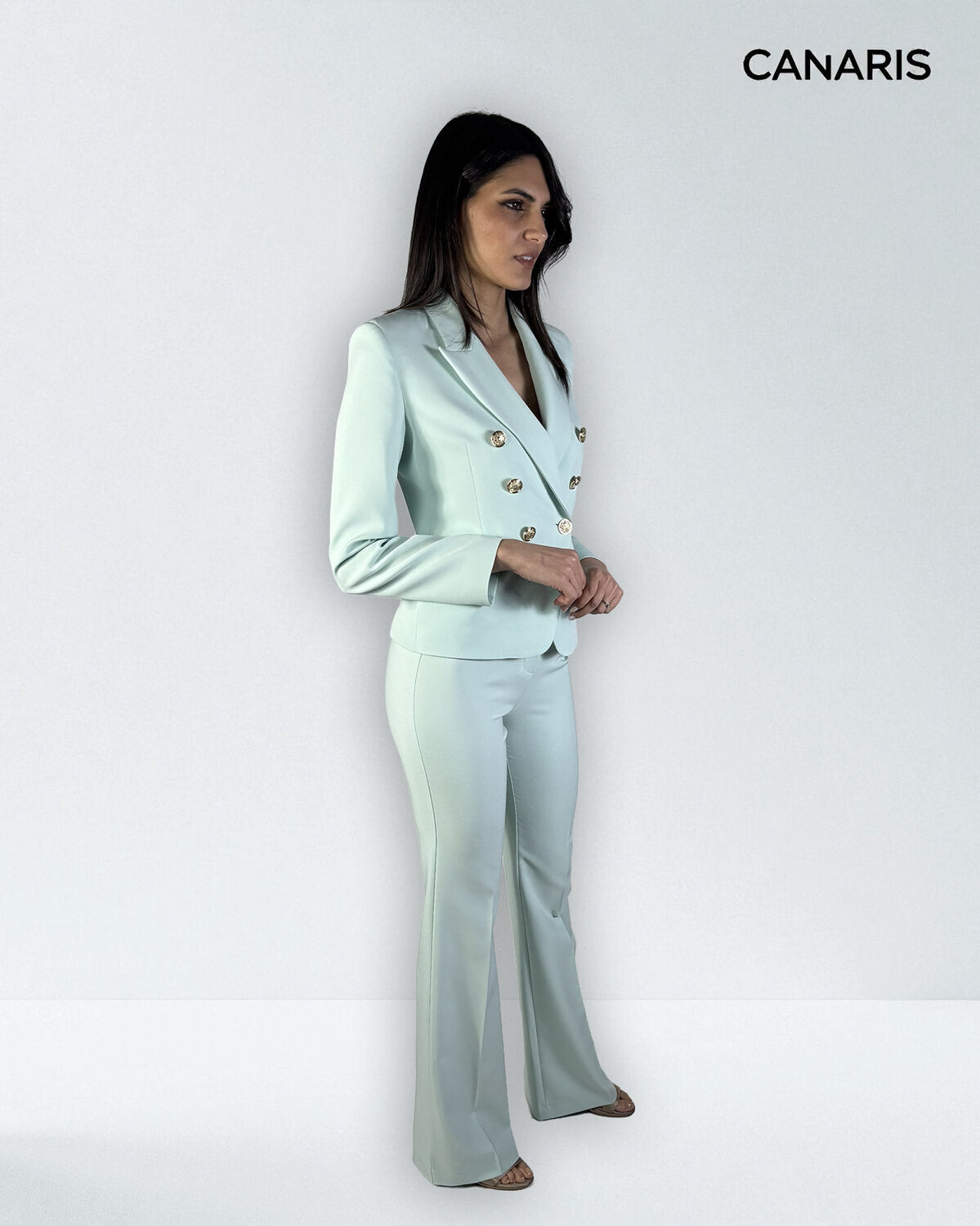Abito cerimonia donna menta tailleur Lecce Canaris