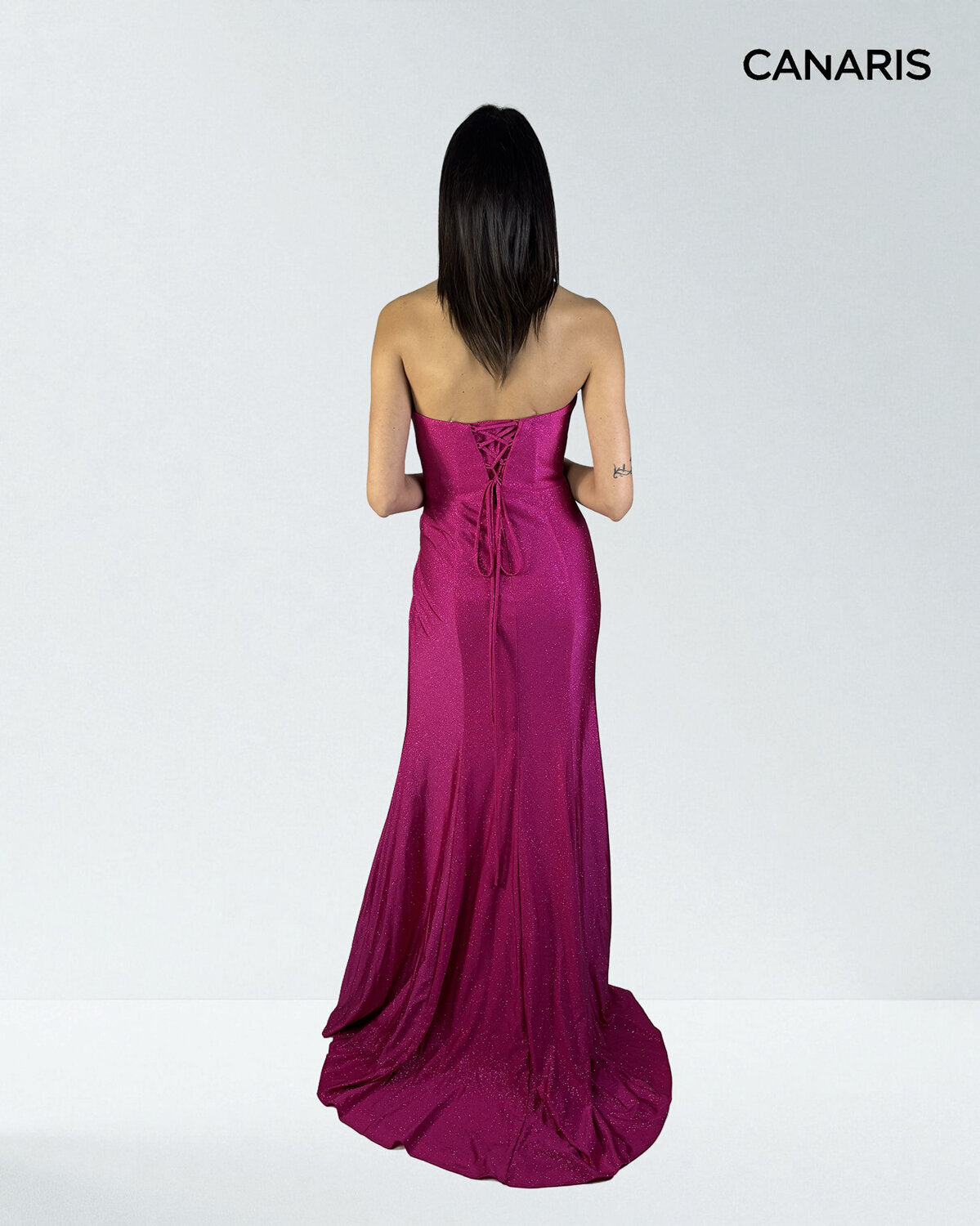 Abito cerimonia donna fucsia lungo Lecce Canaris