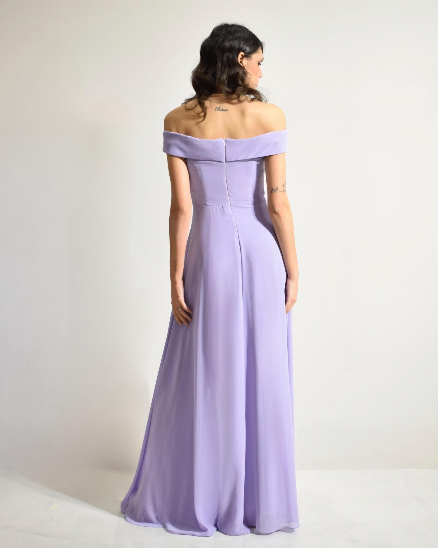Abito cerimonia donna rosa lungo damigella Lecce Canaris