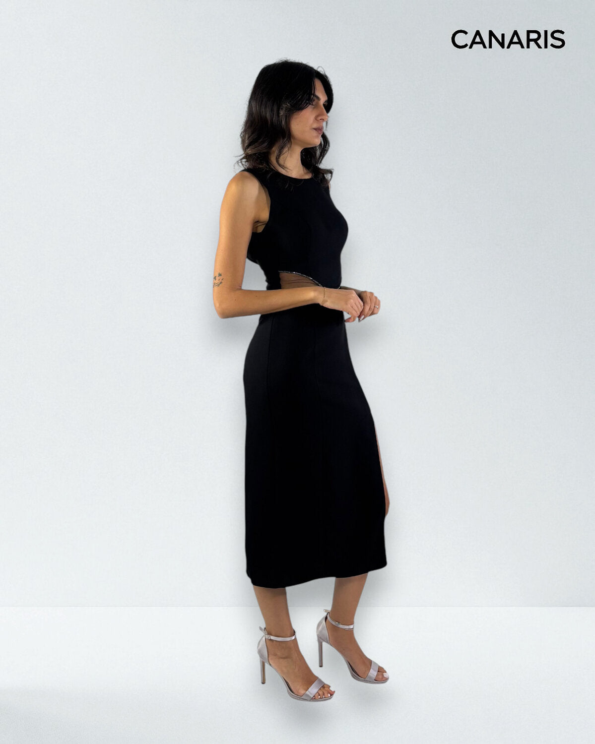 Abito cerimonia donna nero corto Lecce Canaris