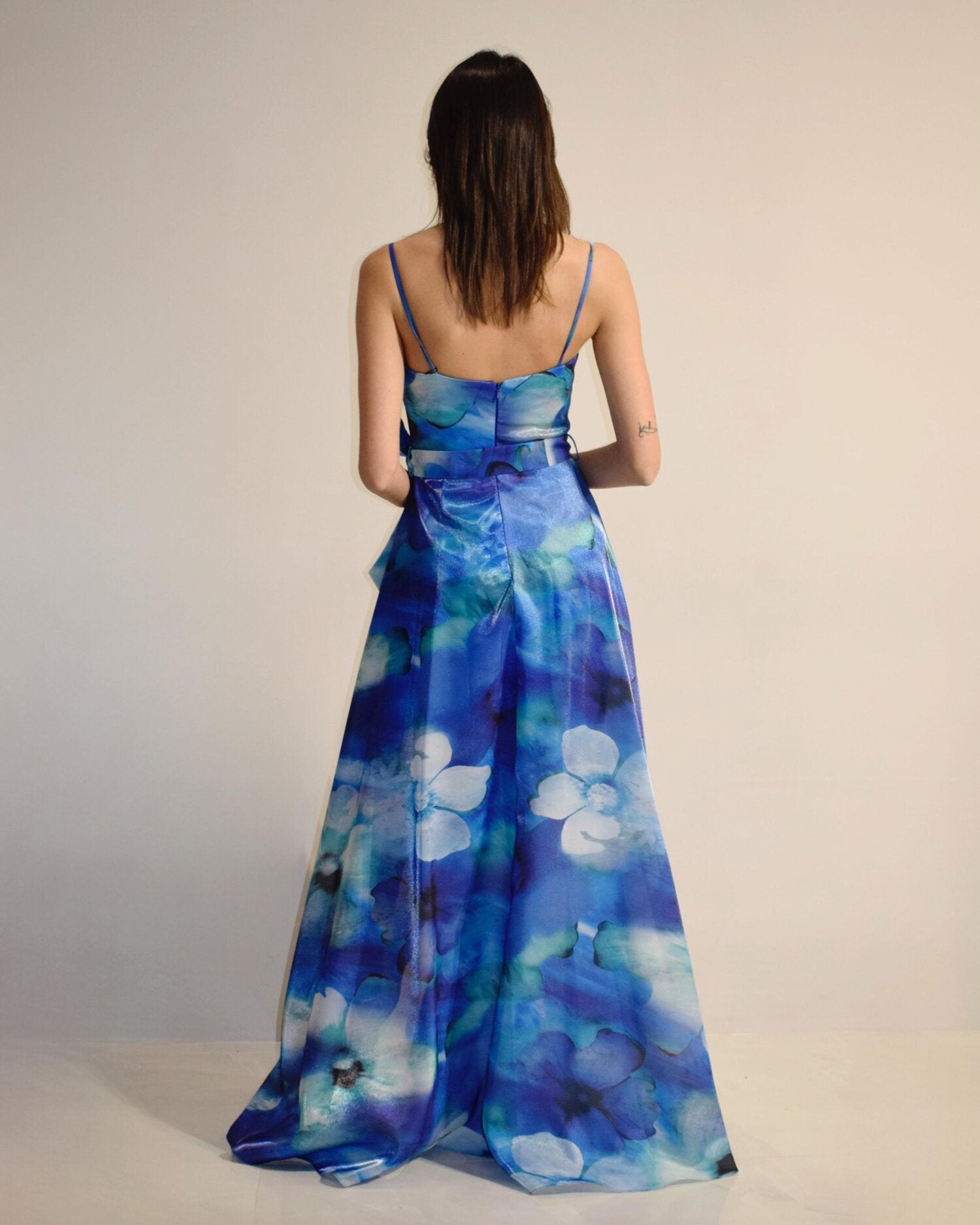Abito cerimonia donna blu lungo Lecce Canaris