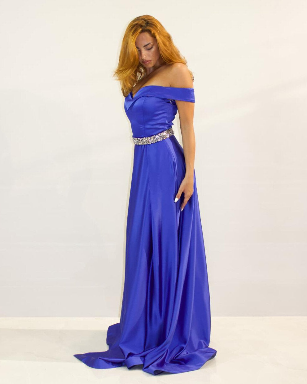 Abito cerimonia donna verde lungo mamma degli sposi Lecce Canaris