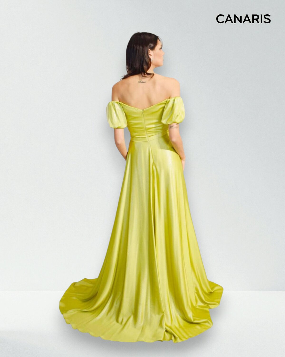 Abito cerimonia donna verde lungo Lecce Canaris