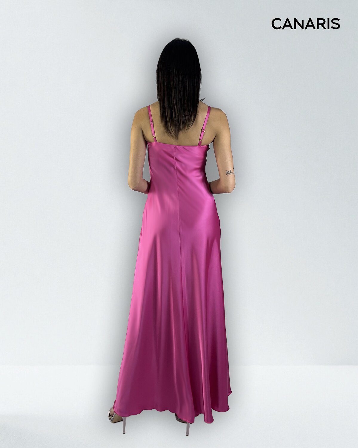 Abito cerimonia donna fucsia lungo Lecce Canaris