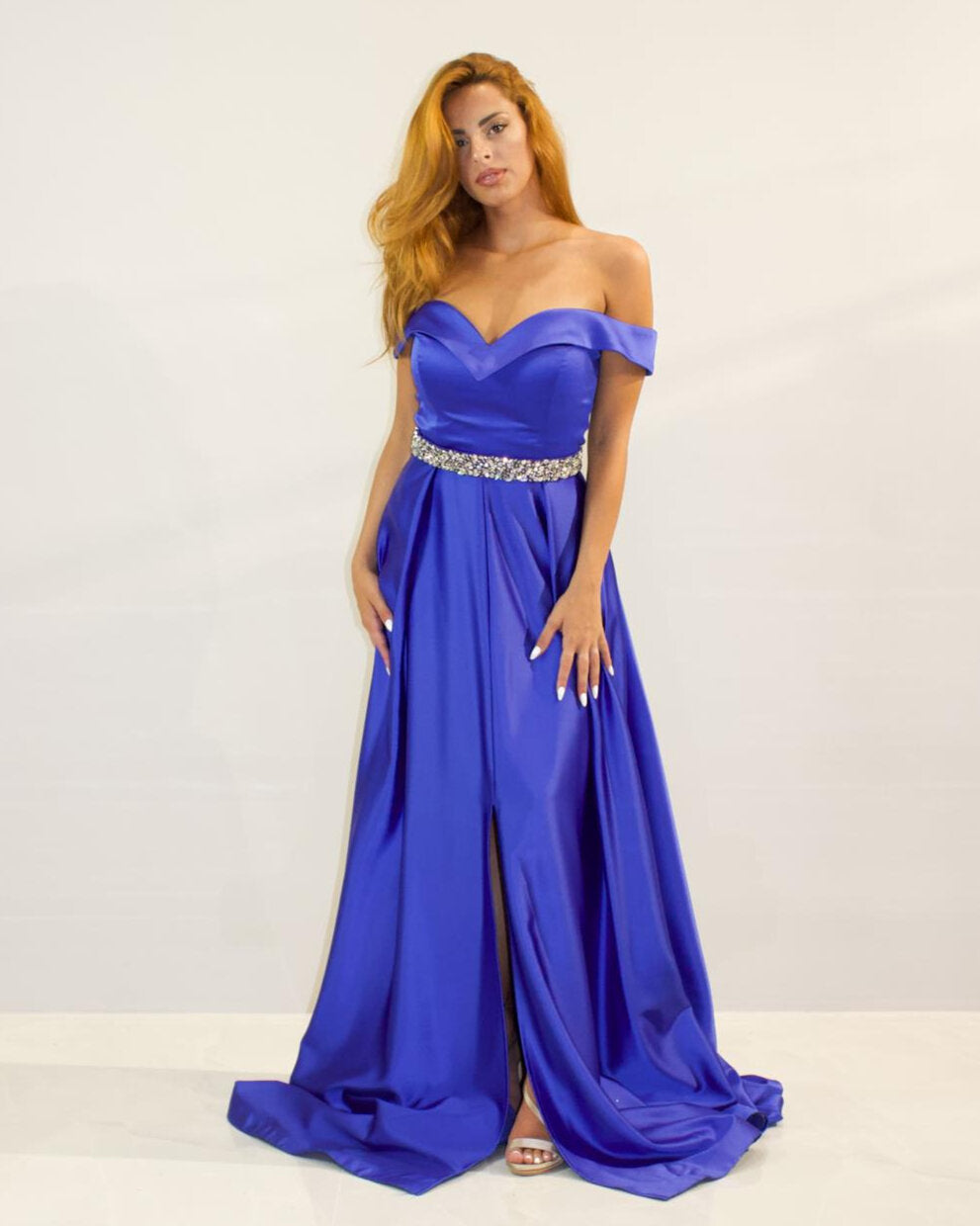 Abito cerimonia donna verde lungo mamma degli sposi Lecce Canaris