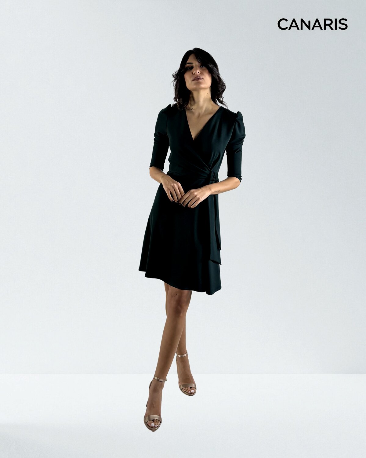 Abito cerimonia donna bordeaux corto Lecce Canaris