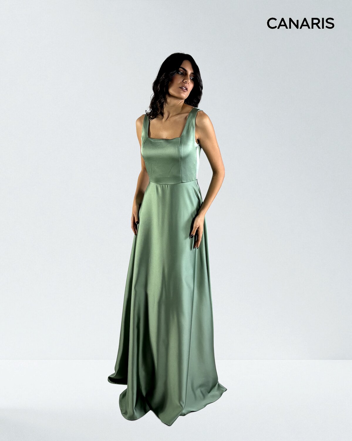 Abito cerimonia donna blu lungo mamma degli sposi Lecce Canaris