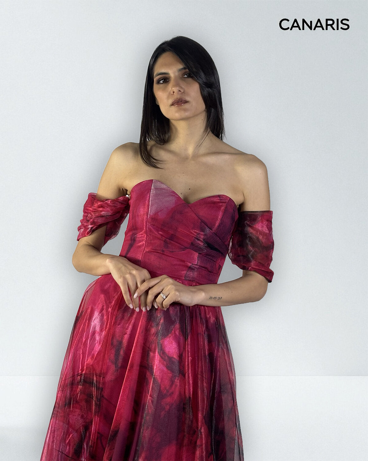 Abito cerimonia donna fucsia lungo Lecce Canaris