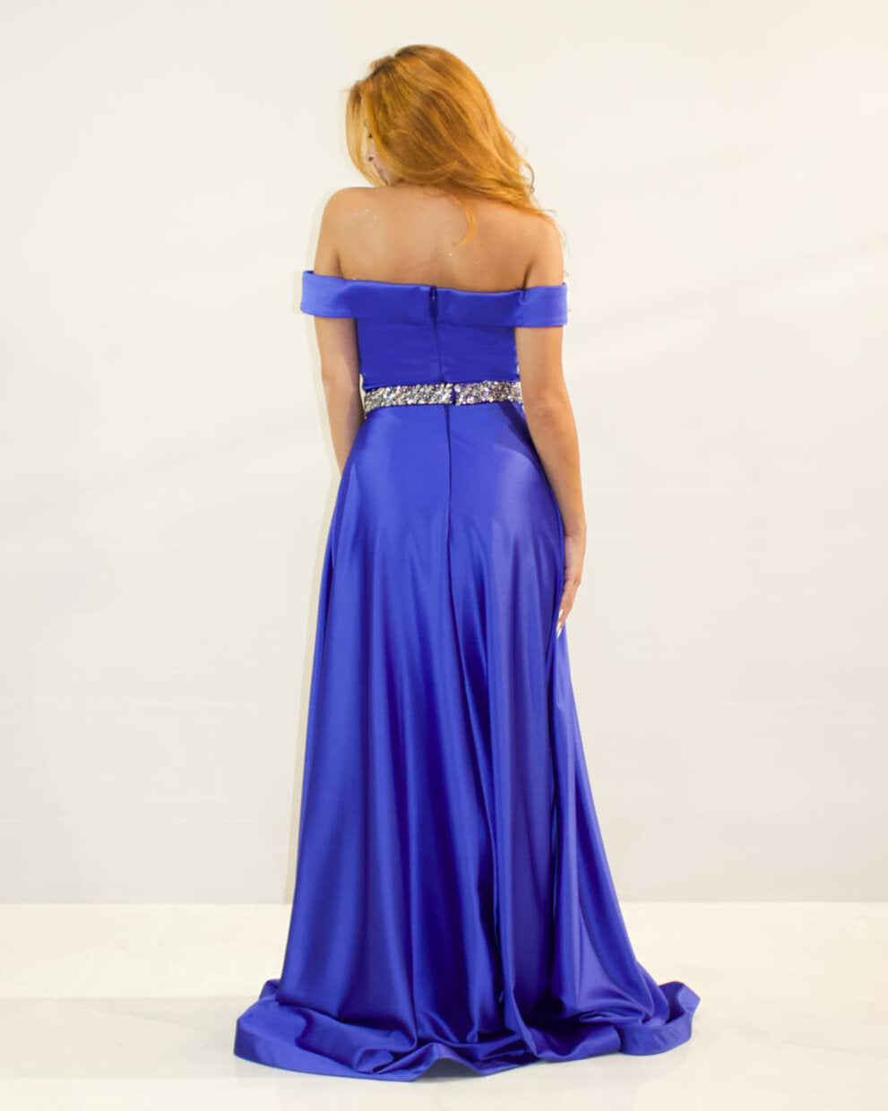 Abito cerimonia donna verde lungo mamma degli sposi Lecce Canaris