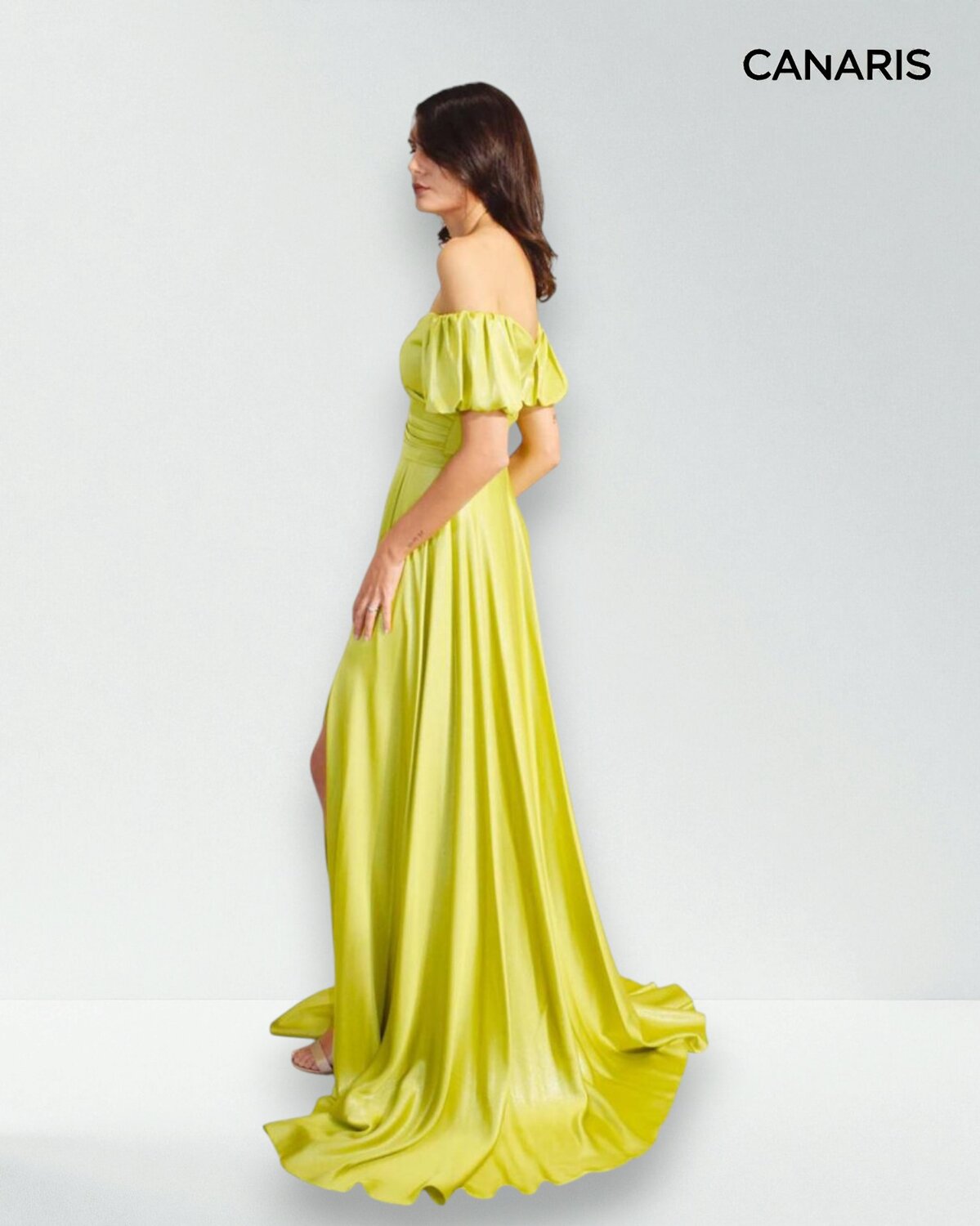 Abito cerimonia donna verde lungo Lecce Canaris