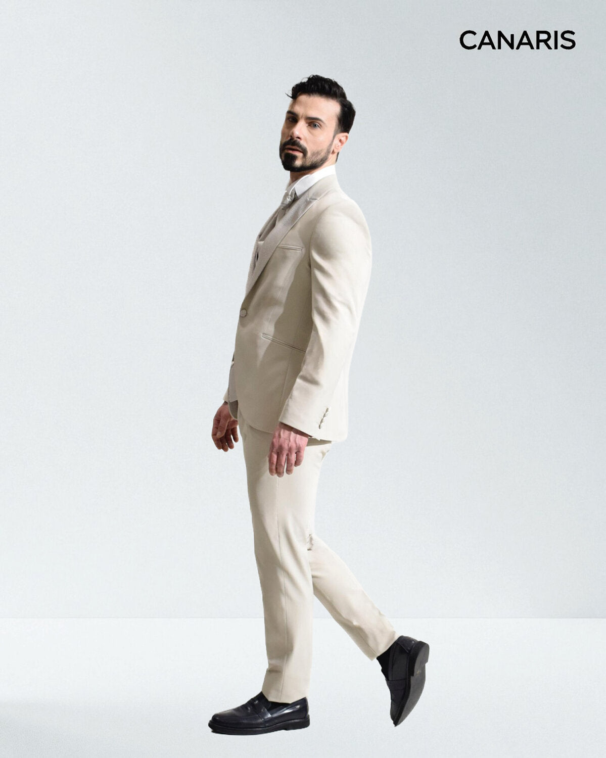 Abito cerimonia uomo beige Lecce Canaris