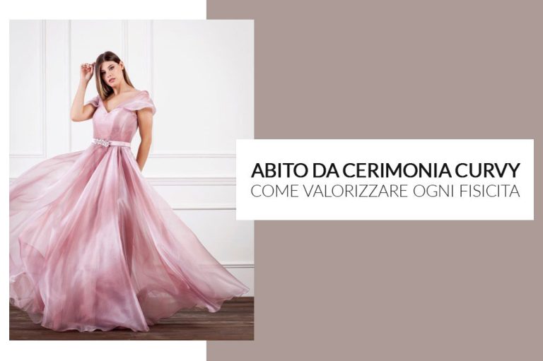 abito cerimonia curvy charme canaris 2024